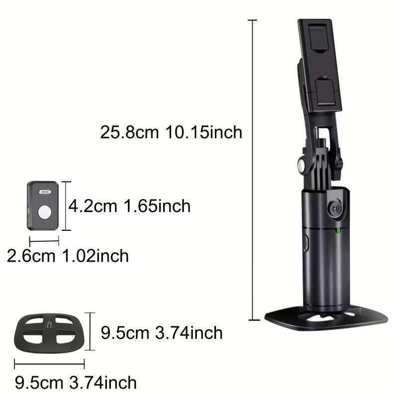 Auto Face Tracking Tripod 360° Rotation Desk Stand