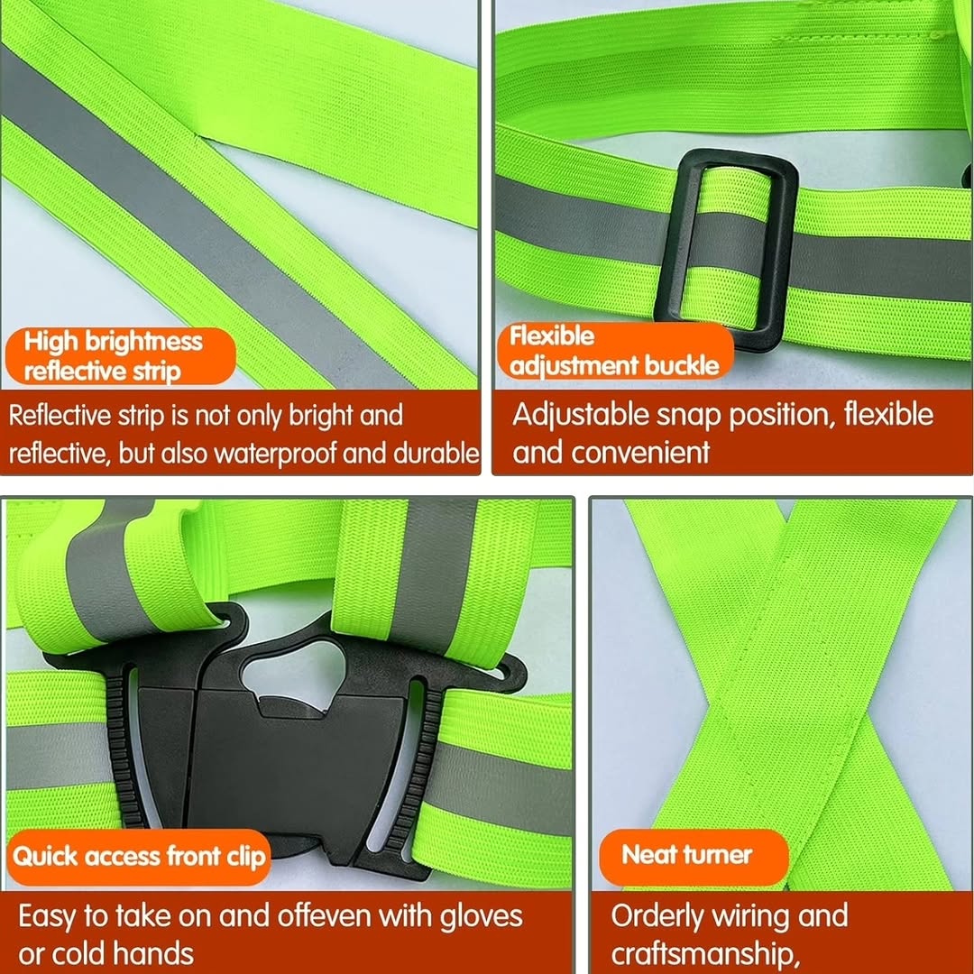 Reflective Safety Harness Straps