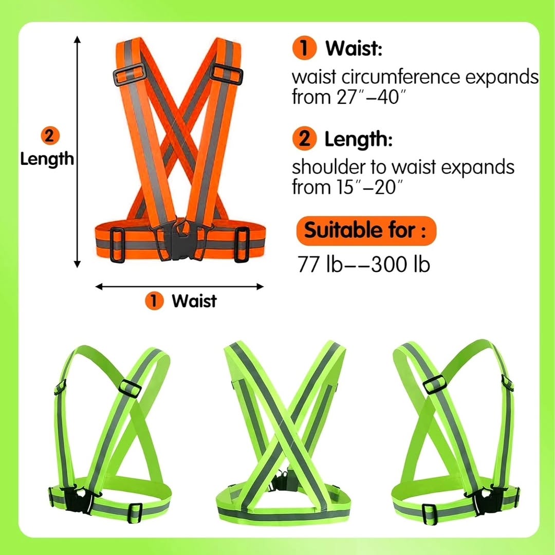 Reflective Safety Harness Straps