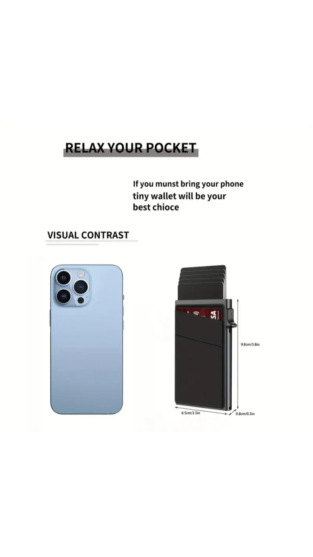 Side-pop RFID Blocking Aluminum Alloy Wallet