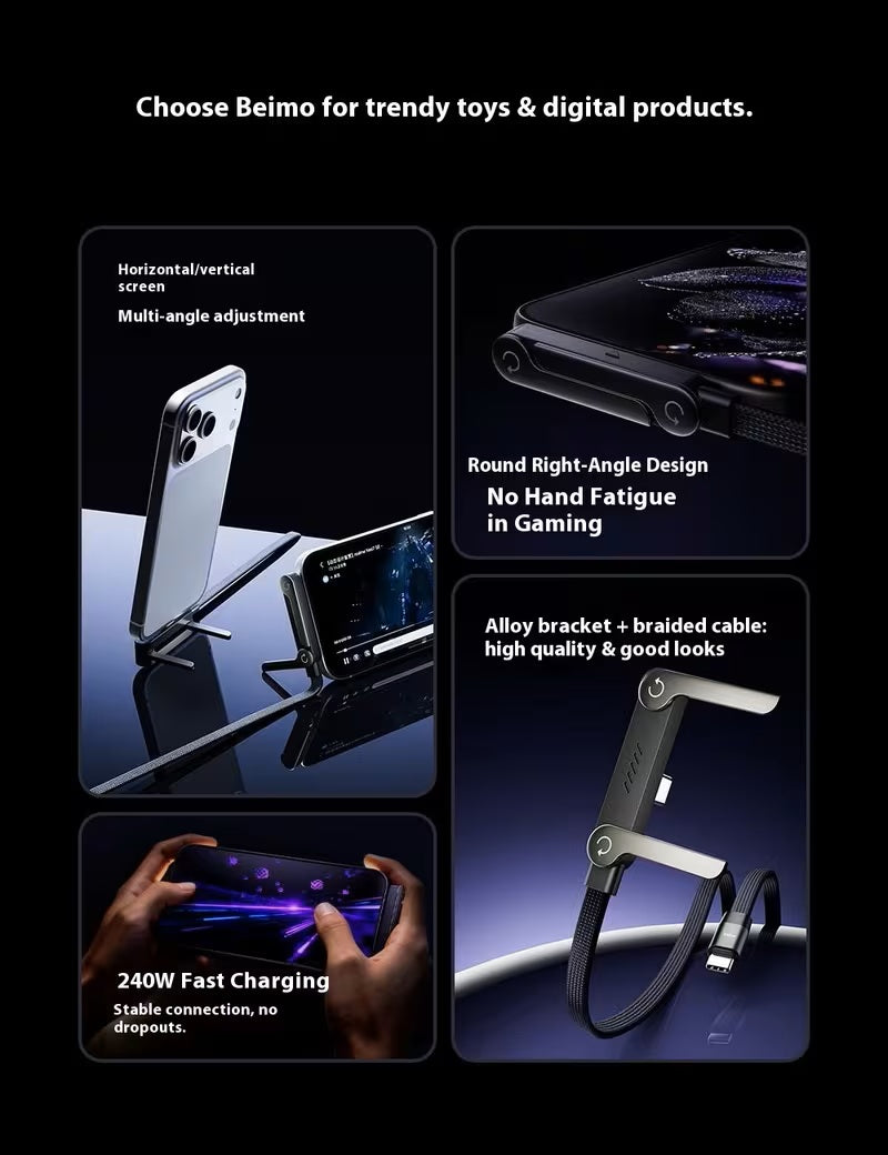 Phone Stand Charging Cable